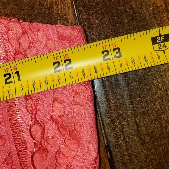 Maurices coral sleeveless lace dress Size 24 NEW - Picture 12 of 15